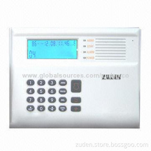 Wireless Home Alarm System with Blue LCD Display and Ademco Contact ID Protocol